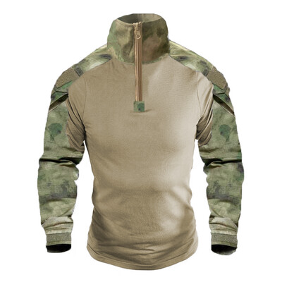 Airsoft Paintball Multicam CP crna kamuflažna pamučna taktička majica muška vojna borbena majica lovačka odjeća