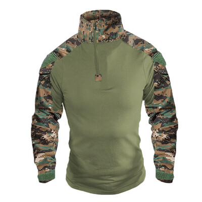 Airsoft Paintball Multicam CP crna kamuflažna pamučna taktička majica muška vojna borbena majica lovačka odjeća