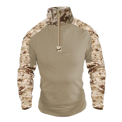 Airsoft Paintball Multicam CP crna kamuflažna pamučna taktička majica muška vojna borbena majica lovačka odjeća