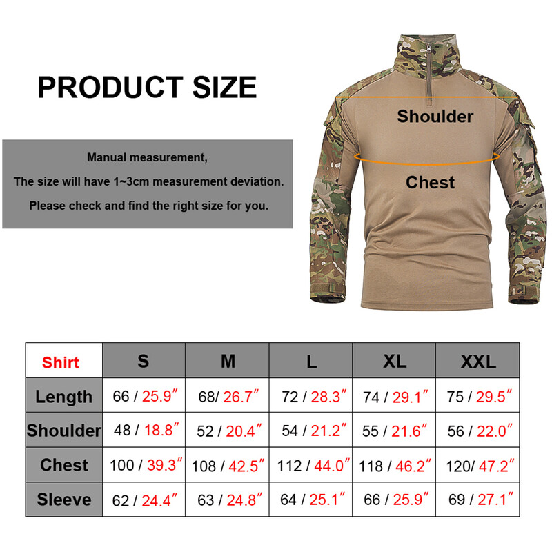 SINAIRSOFT G3 Shirt lovačka odjeća Paintball Combat Gen3 Shirt Airsoft Tactical Multi-Camo T-Shirt