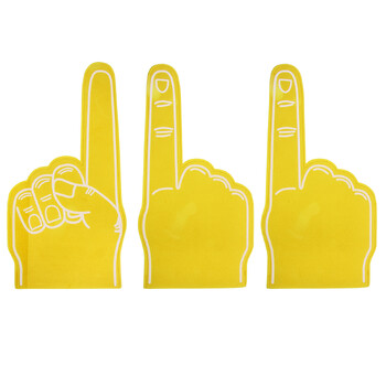 3 τμχ Foam Fingers Foams Αθλητικές εκδηλώσεις Ανεμιστήρες ποδοσφαίρου Προμήθειες πάρτι Αξεσουάρ Protable αθλητικά γάντια Noise Makers