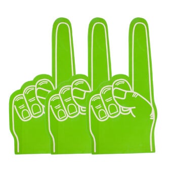 3 τμχ Foam Fingers Foams Αθλητικές εκδηλώσεις Ανεμιστήρες ποδοσφαίρου Προμήθειες πάρτι Αξεσουάρ Protable αθλητικά γάντια Noise Makers