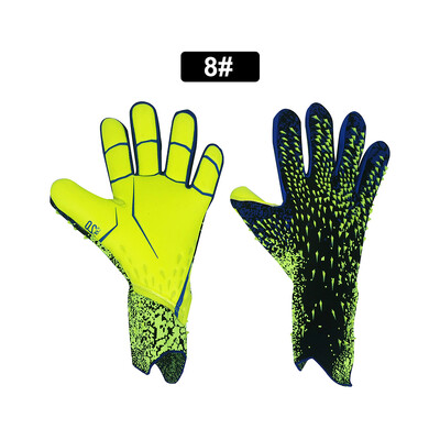 Latex Goalkeeper Gloves Thickened Football Professional Protection Ενήλικες Έφηβοι Τερματοφύλακας Ποδόσφαιρο τερματοφύλακα Γάντια ποδοσφαίρου νέα