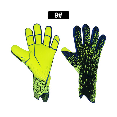Latex Goalkeeper Gloves Thickened Football Professional Protection Ενήλικες Έφηβοι Τερματοφύλακας Ποδόσφαιρο τερματοφύλακα Γάντια ποδοσφαίρου νέα