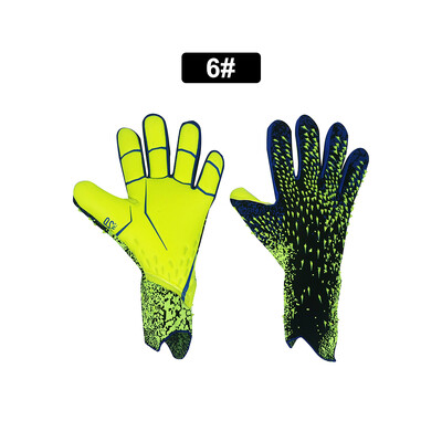 Latex Goalkeeper Gloves Thickened Football Professional Protection Ενήλικες Έφηβοι Τερματοφύλακας Ποδόσφαιρο τερματοφύλακα Γάντια ποδοσφαίρου νέα