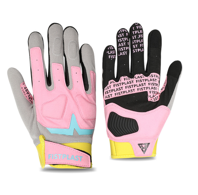 Motociklističke rukavice s dugim prstima za muškarce i žene s blokiranim bojama protiv sudara na zalihama s blokiranim bojama