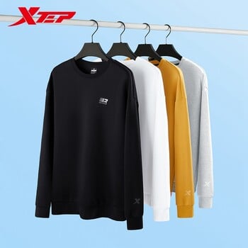 Xtep Pullover Hoodie για άνδρες και γυναίκες 2024 Φθινοπωρινό Άνετο Απαλό Φούτερ Leisure Athletic Outdoor Tops 876327930169