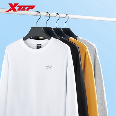 Xtep Pullover Hoodie για άνδρες και γυναίκες 2024 Φθινοπωρινό Άνετο Απαλό Φούτερ Leisure Athletic Outdoor Tops 876327930169