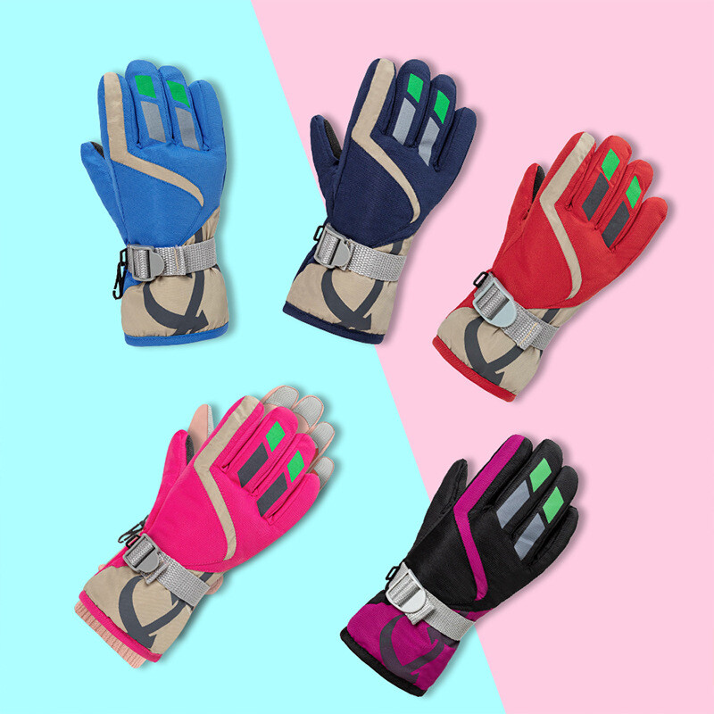4-15 godina, dječaci, djevojčice, skijaške rukavice za snijeg, dječje vodootporne, tople zimske skijaške rukavice za malu djecu, dječje rukavice na otvorenom