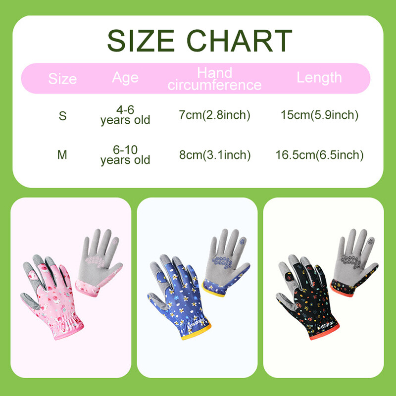 Dječje biciklističke rukavice, otporne na habanje, prozračne, otporne na rezanje, dječji bicikl na otvorenom, vrtlarstvo, zaštitne rukavice za trčanje