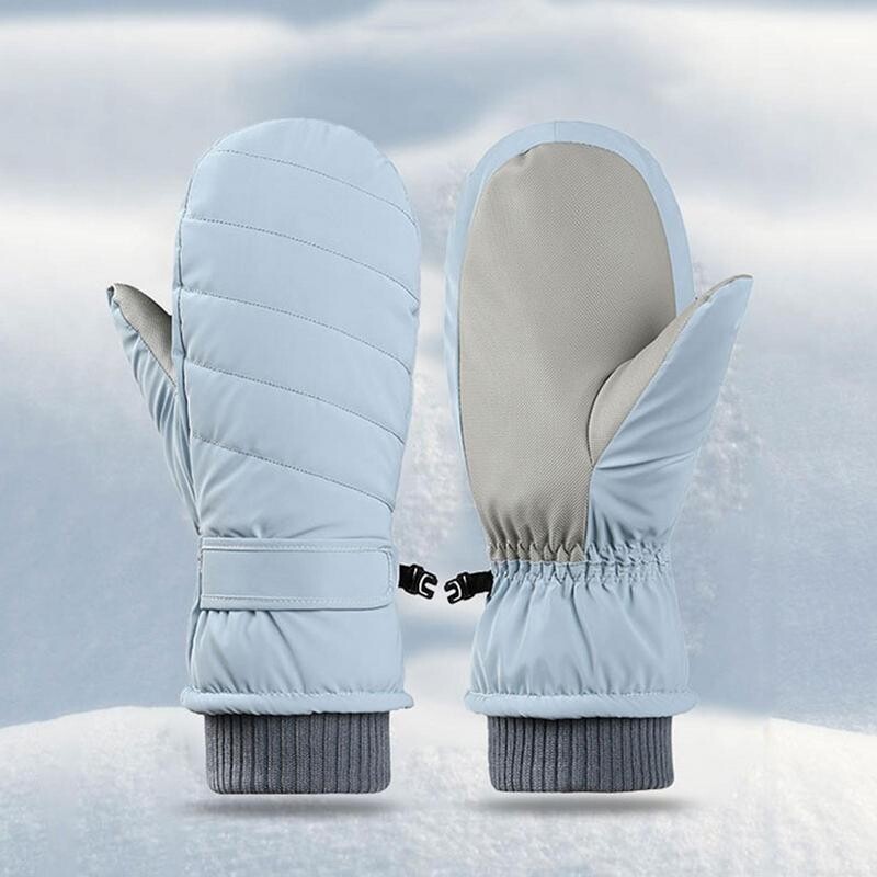 1 par zimskih ženskih toplih rukavica Termalne tople skijaške rukavice Mekane udobne zaštitne navlake za ruke za skijaške sportove na otvorenom