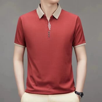 Ανδρικό κοντομάνικο POLO Business Casual Pelf Fashion Polo Καλοκαιρινό δημοφιλές T-shirt Golf Ανδρικό μπλουζάκι πόλο