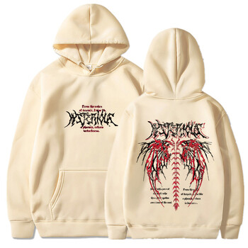 Y2K Anime Hoodie Phoenix Nirvana Rebirth Vintage Φούτερ ανδρική Hip Hoodies μακρυμάνικο υπερμεγέθη Harajuku γοτθικό πουλόβερ