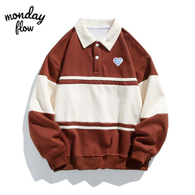 Monday Flow Jesen i proljeće Muška golf odjeća Pamuk Muška golf majica s kratkim rukavima Golf odjeća Sportovi na otvorenom Golf majice s kapuljačom