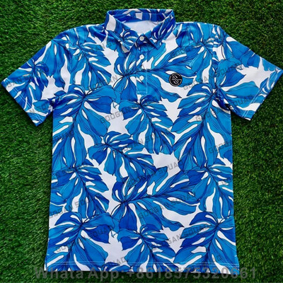 Ανδρικό καλοκαιρινό πουκάμισο γκολφ κοντό μανίκι Quick Dry αναπνέον Casual αθλητικό πουκάμισο Άγριο πουκάμισο Popsicle Tops F1 Αγωνιστικά ρούχα