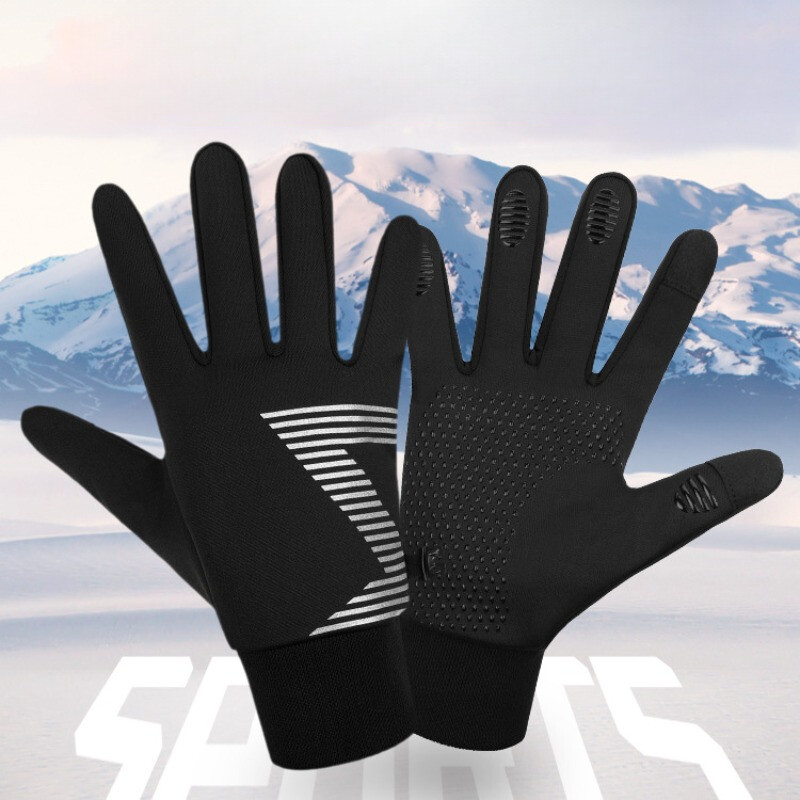 Zimski biciklizam Trčanje Ribolov Planinarenje Fitnes Muške i ženske odrasle tople i tople vodootporne sportske rukavice s dodatkom flisa