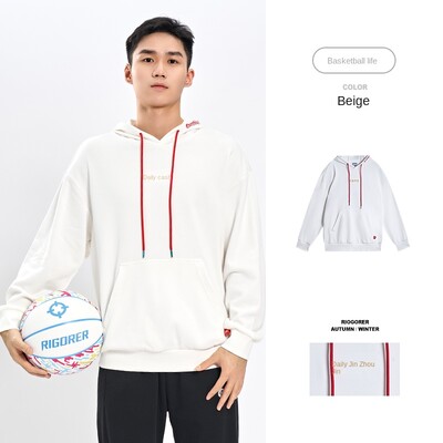 RIGORER Trenerka Muškarci Sport Košarka Fitnes Topla otporna na vjetar Ležerni široki izvezeni pulover s kapuljačom Trenerka Sportske majice Pulover