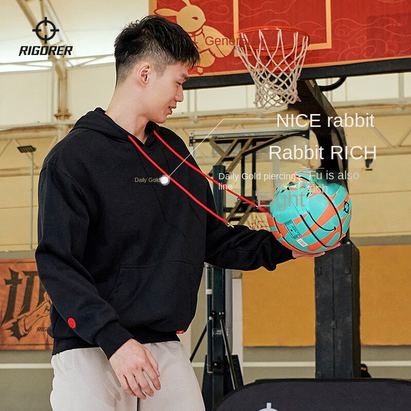 RIGORER Trenerka Muškarci Sport Košarka Fitnes Topla otporna na vjetar Ležerni široki izvezeni pulover s kapuljačom Trenerka Sportske majice Pulover