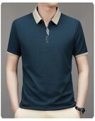Мъжко POLO с къс ръкав Business Casual Pelf Fashion Polo Summer Popular T-shirt Golf Мъжко поло горнище