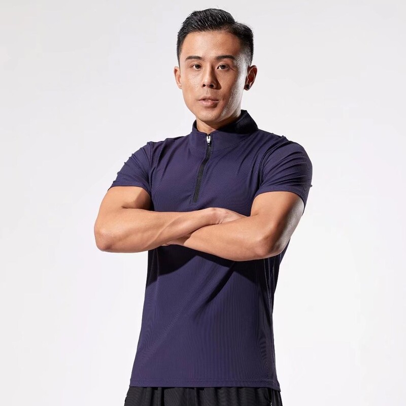 Radna odjeća za osobnog trenera polo majica brzosušeće tajice fitness trening rastezljivi ovratnik na okretanje patentni zatvarač izrađen po mjeri