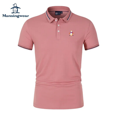 2024, nou de înaltă calitate Munsing Wear, polo de vară pentru bărbați, modă, sport, agrement, îmbrăcăminte de golf, polo