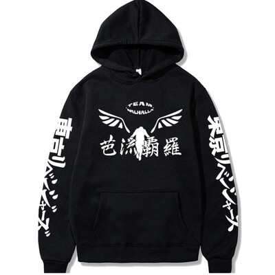 Anime Tokyo Revengers mikina s kapucňou muži ženy hip hop mikiny s kapucňou manga streetwear Harajuku unisex teplý športový sveter