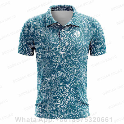 Pánske letné voľnočasové oblečenie Golfové polo tričko s krátkym rukávom, priedušné ležérne športové tričko, divoké tričko, plus veľkosti, topy F1 Racing