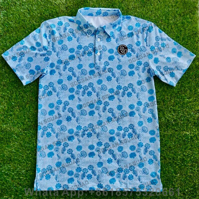 Muška ljetna majica za golf, kratkih rukava, brzo sušeća, prozračna, ležerna košulja, divlja majica, majice s sladoledom F1, trkaća odjeća