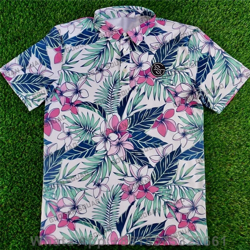 Muška ljetna majica za golf, kratkih rukava, brzo sušeća, prozračna, ležerna košulja, divlja majica, majice s sladoledom F1, trkaća odjeća