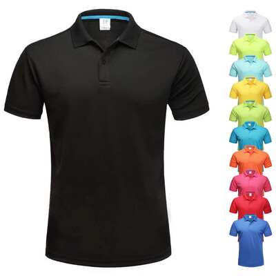 Muška polo majica za golf Dry Fit Sportska majica s kratkim rukavima Poliesterska majica za trčanje Brzo sušeće majice za muškarce Playeras Polos Pour Hommes