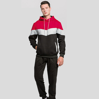 Ανδρικό μπλουζάκι με κουκούλα Casual Loose Workout Fleece Ζεστή κουκούλα Streetwear Running Αθλητικά ρούχα Αθλητικά ρούχα Πουλόβερ