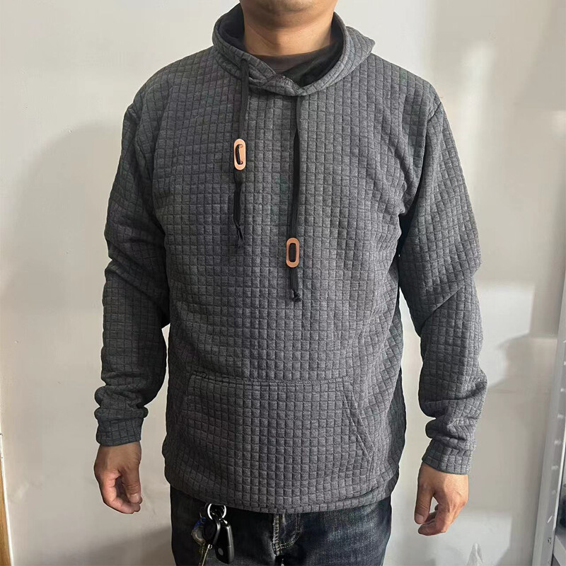 Мъжки пролет есен мек еластичен суичър бягане спортни ежедневни качулка парки голям размер мъжки фитнес якета палто за фитнес на открито