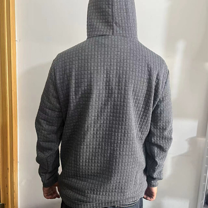 Мъжки пролет есен мек еластичен суичър бягане спортни ежедневни качулка парки голям размер мъжки фитнес якета палто за фитнес на открито