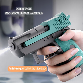 Мини ръчен воден пистолет Desert Eagle Pistol Игра за стрелба Fight Toy Gun Water Play Летни играчки на открито за деца Момчета Подаръци