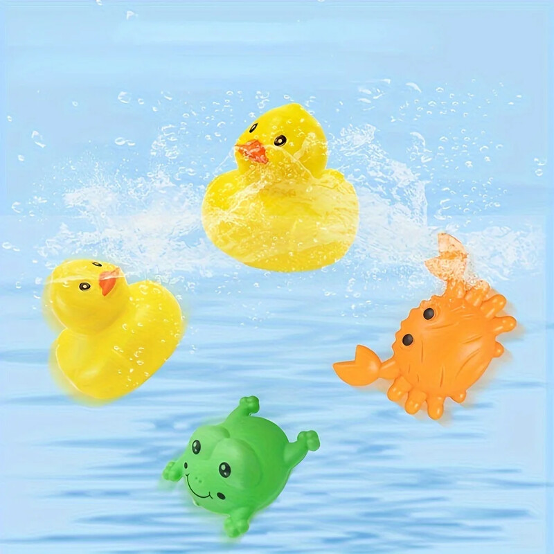 1 set igračaka za igranje s vodom za plivanje slatka zabavna mreža za ribolov, igračka za kupanje za životinje za igranje s vodom