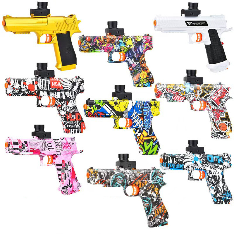 Copii Jucărie în aer liber Pistol electric cu gel Minge de apă Pistole de glonț Joacă de vară Trage în apă Joc interactiv de petrecere Copii Adulti