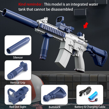 Νέο Water Gun Electric Glock Pistol Shooting Toy Πλήρες αυτόματο καλοκαιρινό παιχνίδι διασκέδασης για παιδιά αγόρια κορίτσια Ενήλικες Δώρο