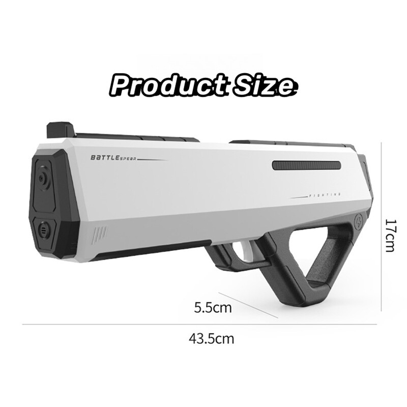 Pistolă electrică cu apă pentru copii Pistoale cu stropire complet automată cu absorbție de apă Blaster cu apă Jucării de vară în aer liber Jucării pentru piscină