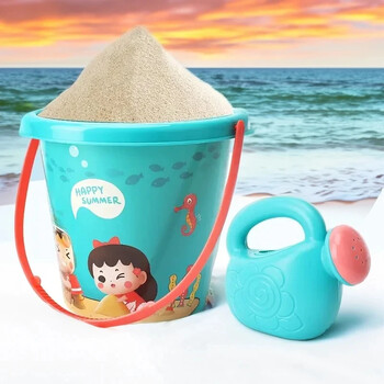 13/18PCS Summer Children Toys Beach Set Cartoon Bucket Shovel Silicone Sandbox Accessories Bag Summer Outdoor Sand Toys Water