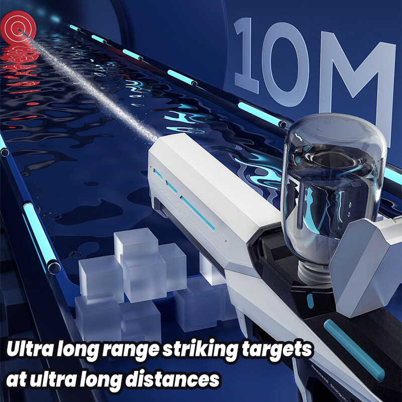 Električni kontinuirani vodeni pištolj s automatskim upijanjem vode pod visokim pritiskom i snažnim raspršivanjem vode Nova dječja igračka vodeni pištolj