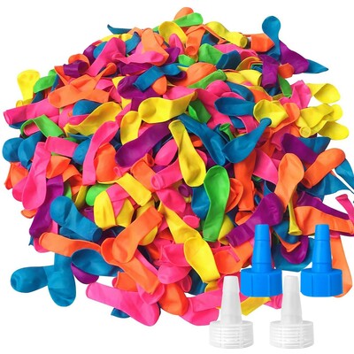 2000 Pack Water Balloons with Refill Kits, Latex Water Bomb Balloons Fight Games - Καλοκαιρινή διασκέδαση για παιδιά και ενήλικες