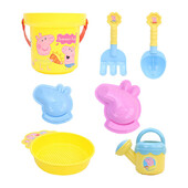 Peppa Pig hrací domček detská plážová hracia súprava emulácia vedro lopata sito kanvice simulované hračky plážové hračky piesok nástroj darčeky