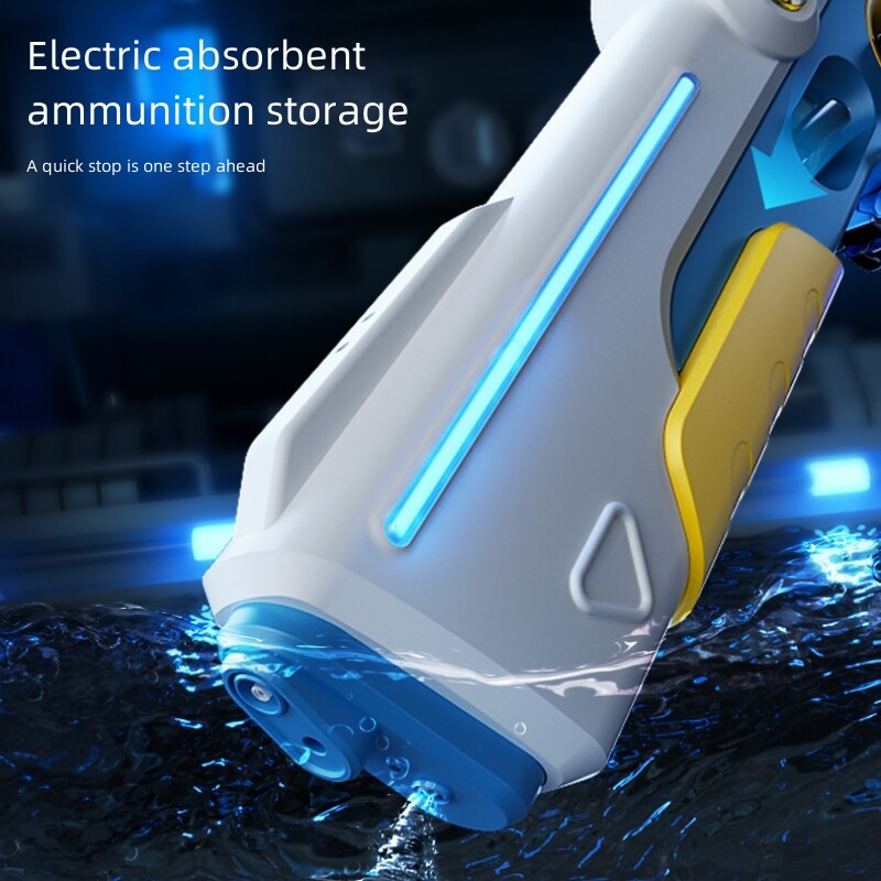 Dječji električni pulsni vodeni pištolj Igračke Ljetni vanjski bazen Vrtne igre Visokotlačni automatski upijajući vodeni pištolj za djecu