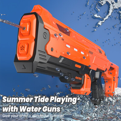 2024 Electric Continuous Fire Water Gun Toy Automatic Water Absorption Water Spray Beach Water Παιδικό Μεγάλο Παιχνίδι Πιστόλι νερού