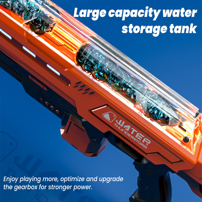 2024 Electric Continuous Fire Water Gun Toy Automatic Water Absorption Water Spray Beach Water Παιδικό Μεγάλο Παιχνίδι Πιστόλι νερού