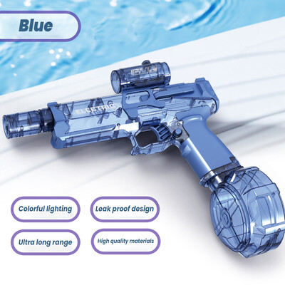 Ljeto Novi vodeni pištolj Potpuno automatski kontinuirani električni vodeni pištolj Svjetlo sa simuliranim senzorom plamena Alati za bazene velikog kapaciteta