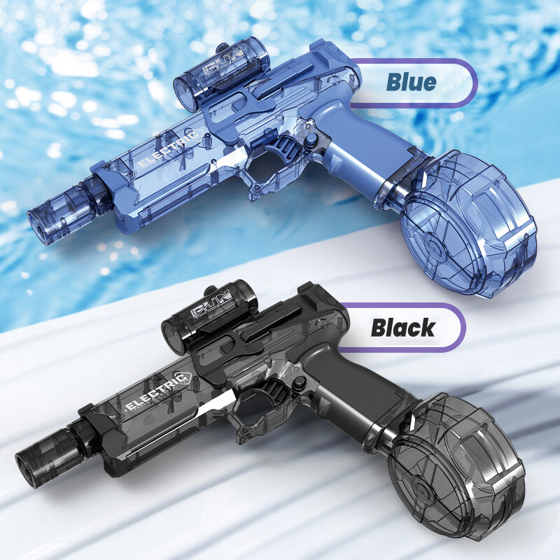 Ljeto Novi vodeni pištolj Potpuno automatski kontinuirani električni vodeni pištolj Svjetlo sa simuliranim senzorom plamena Alati za bazene velikog kapaciteta
