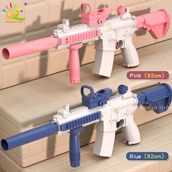 Деца M416 Auto Electric Water Gun Waters Fight Firing Pistol Toy Summer Outdoor Beach Shooting Game Детски играчки Момчета Подаръци