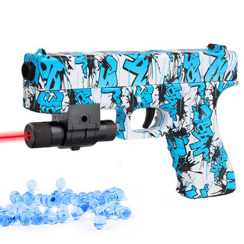 Εγχειρίδιο G17 Gel Blaster Toy Gun With Laser Soft Bullet Airsoft Pistol Outdoor Sports CS Game Weapon for Children Δώρο