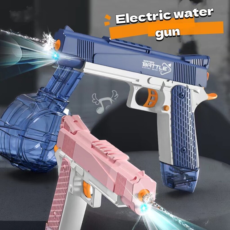 Novi pištolj električni vodeni pištolj iz 1911. s uzastopnim svjetlom igračka vodeni pištolj velikog kapaciteta na otvorenom ljeti